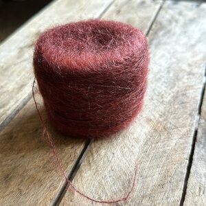 Luxury hand dyed yarn mohair lace